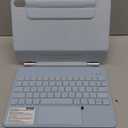 for iPad 11th(A16, 2025)/10th Generation Case with Keyboard, Magic Keyboard 2022, Springy Backlit Keys, Stain-Resistant Surface, Multi-Touch Trackpad, Light Blue