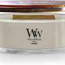 WoodWick Fireside Holiday Candle Gifts for Women and Men, 16 oz Ellipse Candle with Crackling Wick