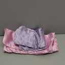 GUNTAIL 2 Pack Satin Soft Crib Sheet for Baby with Sensitive Hair Silky Baby Mattress Sheet Pink and Violet Unisex 52x28x8 Fitted Sheets