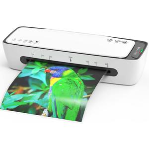 Laminator Machine with Laminating Sheets A4 Portable Thermal Lamination 9-Inch Laminate for Personal Office School Home Use, 6 in 1 Laminater Quick Warm Up Never Jam