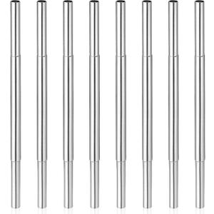 8 Pcs Golf Club Shaft Extensions, Aluminum Alloy Golf Club Extensions Putter Length Adjustment Tool for Irons and Woods Golf Steel Clubs Replacement Parts