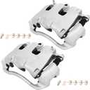 cciyu 18B5054 18B5055 Front Left & Right Brake Calipers With Bracket For Chrysler For Aspen,For Dodge For Dakota/For Durango/For Ram 1500,For Ram For 1500/For Dakota