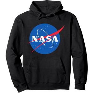 NASA Logo - Space Explorer - Trendy Fun Pullover Hoodie L