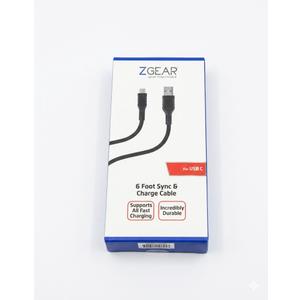 ZGear 6 Foot Sync Charge Cable For USB-C