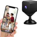 Tangxi Mini Security Camera, 1080P HD WiFi Home Indoor Outdoor Camera for Baby Pet Nanny, Built in AP Hotspot, 130 Wide Angle Lens for Home Security