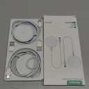 for MagSafe Charger: Magnetic Wireless Charging Pad for iPhone 17 16 15 14 13 12 Series & AirPods 4-2 Pro, Strong Magnet, Aluminum Alloy, USB-C/A Ports, Ultra-Thin & Portable, Ideal for Desk & Bedside (White)