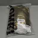 AOMEI Women's Luxury Metallic One Shoulder Sleeveless Elegant Pleated Long Dress (Gold) XL