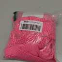 ANRABESS Women Swimsuit Coverup Swimwear Crochet Bathing Suit Beach Dress, Hot Pink, Large