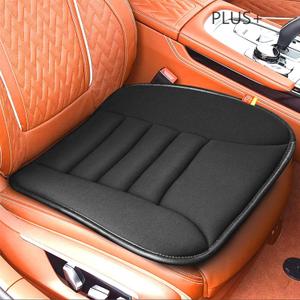 Car Seat Cushion Pad for Driving, Chair Cushion for Office/Truck with Memory Foam, Seat Cushion Comfortable and Durable Black 2" Thick