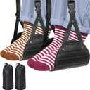 2-Pack Airplane Travel Footrest Hammock - Perfect Airplane Foot Hammock to Relax Your Feet - Travel Essentials Comfy Foot Hanger Plane Footrest for Long Trip