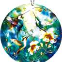 5 x Hummingbird Ornament, Bird Ornaments for Christmas Tree, Humming Birds Suncatcher Ornament, Beautiful Unique Christmas Ornaments - Hummingbird Gifts for Women, Humming Bird Gift Ideas