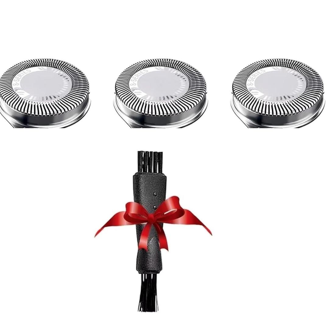 3Pcs HQ8 HQ7 Replacement heads Fit for s norelco shaver AT880 AT810 PT720,7120X, 7125X, 7140XL, 7145XL, 7150X, 7180XL, 7310XL, 7315XL, 7325XL, 7340XL, 7350XL, New Upgraded hq8 Razor Blades