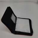 Card Binder  4 Pocket Zipper Collection Album, Premium PU Holder, Double-Sided Display for 400 Cards, Includes 5 Hard Plastic Sleeves for Game Cards, Sports Cards