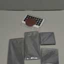 4PCS Stone Drying Trays for Bathroom Sink, Water Absorbing Stone Tray, Water Absorbent Diatomaceous Earth Tray and Coaster, Diatomite Soap Dish, Drying Stone Soap Tray for Kitchen Counter