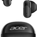 acer Wireless Earbuds, Bluetooth 6.0 Headphones with 35H Playtime, 0.12oz Ultra-Light Ear Buds, 13mm Driver for Powerful Bass, Clear Calls Mic, Water&Dust Resistant Earphones for Office/Commute