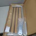 18 Inch Bathroom Towel Rack Towel Bar Towel Shelf Chrome Stainless Steel and Zinc Alloy Wall Mount 1pc for House Lavatory and Hotel