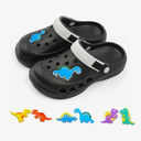 Toddler Cute Clogs Boys Girls Kids Dinosaur Garden Shoes Summer Slip on Sandals Slides Lightweight Breathable Beach Pool Shower Slippers for Children Non-Slip Sole, 10.5-11 toddler