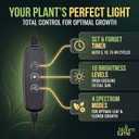 Bloom Lume LED Grow Lights for Indoor Plants Full Spectrum - Features Multi Mode Color Spectrums, Dimmable, Auto Timer, Clip on Goosneck Plant Lamp