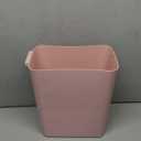 4.5 Gallon Trash Can with Swing Lid, Plastic Swing Top Trash Can (Pink)
