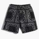 Bloonexus Mens Graphic Shorts 5 Inch Sports Basketball Summer Mesh Workout Running Casual Elastic Waist with Drawstring M