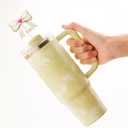 4 x 4Pcs Bow Straw Toppers for Stanley Cup 30&40Oz, 10mm Silicone Cute Straw Covers Cap for Stanley Cup Tumbler Accessories