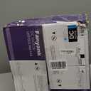 Crystal Ceiling Fan Fandelier with Lights-Ceiling Fans,50" Low Profile and Remote Control, Flush Mount, Reversible, Dimmable, Noiseless, Black Ceiling Fan for Bedroom