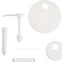 Winco Pump Kit with Standard Pump and 5 Lids,White,Medium