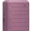 Traveler's Choice Pagosa Hardshell Expandable Luggage with Spinner Wheels, Mauve, 26-Inch Medium