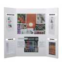 Flipside Products 36 x 48 Project Boards for Presentations, Science Fair, School Projects, Event Displays and Trifold Picture Board, Proudly Made in USA - Clay White - 10 Pack