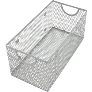 YBM Home Wire Mesh Storage Basket Organizer for CD and DVDs (11 x 5.5 x 5)