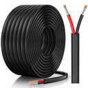 CONEPY 14 Gauge Wire, 14 AWG 2 Conductor Electrical Wire, Flexible/Oxygen-Free Tinned Copper/Stranded PVC 14/2 Cord for Automotive, Marine, LED Strips, Solar, RV, Lighting (30FT)