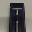 King C. Gillette Safety Razor with Chrome Plated Handle and 5 Platinum Coated Double Edge Safety Razor Blade Refills, Holiday Gifts for Men