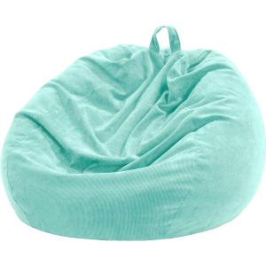 Bean Bag Chair Cover (No Filler) for Kids and Adults,Beanbag Stuffed Animal Storage Without Filling Plush Toys Holder and Organizer Soft Premium Corduroy 200L