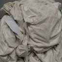 BEDELITE Velvet Fitted Sheet and Pillowcases Set, Luxury Soft Fuzzy Bottom Sheet with Reinforced Elastic Corner Straps, Deep Pocket up to 15 Inch, 1 Fitted Sheet and 2 Pillowcases (King, Cream)