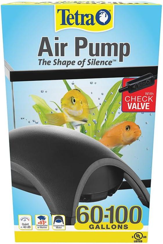 Tetra Whisper Air Pump with Minimal Noise and Maximum Air Flow (60 to 100 gallons)