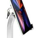 woleyi Anti-Theft Desktop Tablet Kiosk Stand Holder, Heavy Duty Countertop Tablet POS Display Mount with Security Lock and Key, Compatible with iPad Pro/Air/Mini, Galaxy Tabs, More 7-11" Tablets