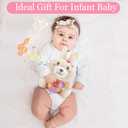 HAPTIME Baby Bunny Toys for 0-12 Months - Baby Easter Basket Stuffers & Gift - Infant Musical Plush Stuffed Animal - Newborn Tummy Time Toy for 0 1 3 6 9 12 18 Months Girls