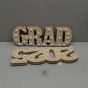 2025 Graduation LED Light-Up Marquee Letters Sign - GRAD 2025 Decor, Class of 2025 Party Supplies for College, High School, Preschool, Table Centerpieces, Battery Operated