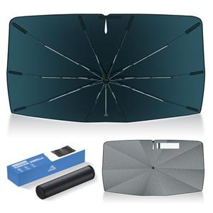 Autorder Windshield Sun Shade Umbrella for 2022-2026 Hyundai Tucson Accessories,Upgraded Ice Crystal Material,Easy Setup Umbrella Sunshade for Car Windshield,100% Sun Blocking