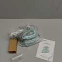 Mini Travel Steam Iron for Clothes with Dual Voltage, Temperature Control, Non-Stick Soleplate and Cord Storage, Ideal for Sewing, Quilting and Handcraft (Upgraded, Misty Green)