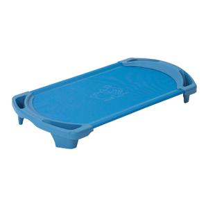 Angeles SpaceLine Daycare Cots for Kids, Kids Toddler Stackable Sleeping Cot for Preschool and Classroom, Toddler Size, Single, Ocean Blue