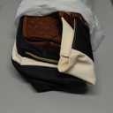 LOVEVOOK Teacher Tote Bag for Women Work, Laptop Bag With Large Cup Holder, Nurse Bags Professional Briefcase Business Computer Purses Bible Handbag Gifts, Black-Beige-Brown, 15.6 Inch