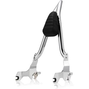 MoKitDora 26" Sissy Bar Detachable Holdfast Backrest for Harley Softail 2018-UP Heritage FLHC Street Bob FXBB Slim FLSL Deluxe FLDE Standard FXST, Chrome