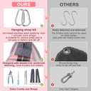 BEAUTYZOO Dog Grooming Hammock for Small Dogs/Cats, Nail Trim Restraint, S