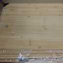 BAMOTTO CRAFTBAMBOO 21.7x18.9 in Oversized Bamboo Cutting Board Sink Cover
Non-Slip Detachable Lip | Reversible Juice Groove & Flat Side | Kitchen Noodle Board Stovetop Cover
