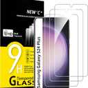 NEW'C 3 Pack Designed for Samsung Galaxy S24 Plus / S24+ 5G Screen Protector Tempered Glass,Case Friendly Ultra Resistant (Transparent)