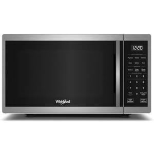 Whirlpool WMCS3019RS Countertop Microwave with Turntable 0.9 Cu. Ft, Steam Clean, 900 Watt Microwave, Stainless Steel