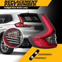 Left Tail Light Assembly Compatible with CR-V 2023 2024