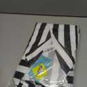 Kids Beetle Ghost Movie Cosplay Costume Black and White Stripe Jacket Shirt Pant Set Boys Halloween Suit with Wig (130(Height:47-51Inch))