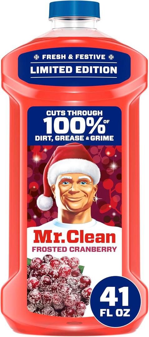 Mr. Clean All Purpose Cleaner, Cleaning Liquid, Frosted Cranberry, 41oz